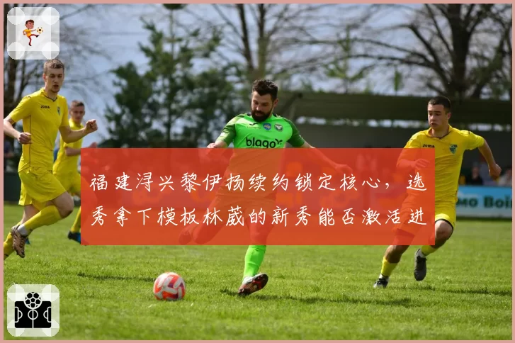 福建浔兴黎伊扬续约锁定核心，选秀拿下模板林葳的新秀能否激活进攻？